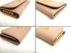 Authentic PRADA Beige Saffiano Metal Leather 4 Pics Key Chain #a542  Refurbished