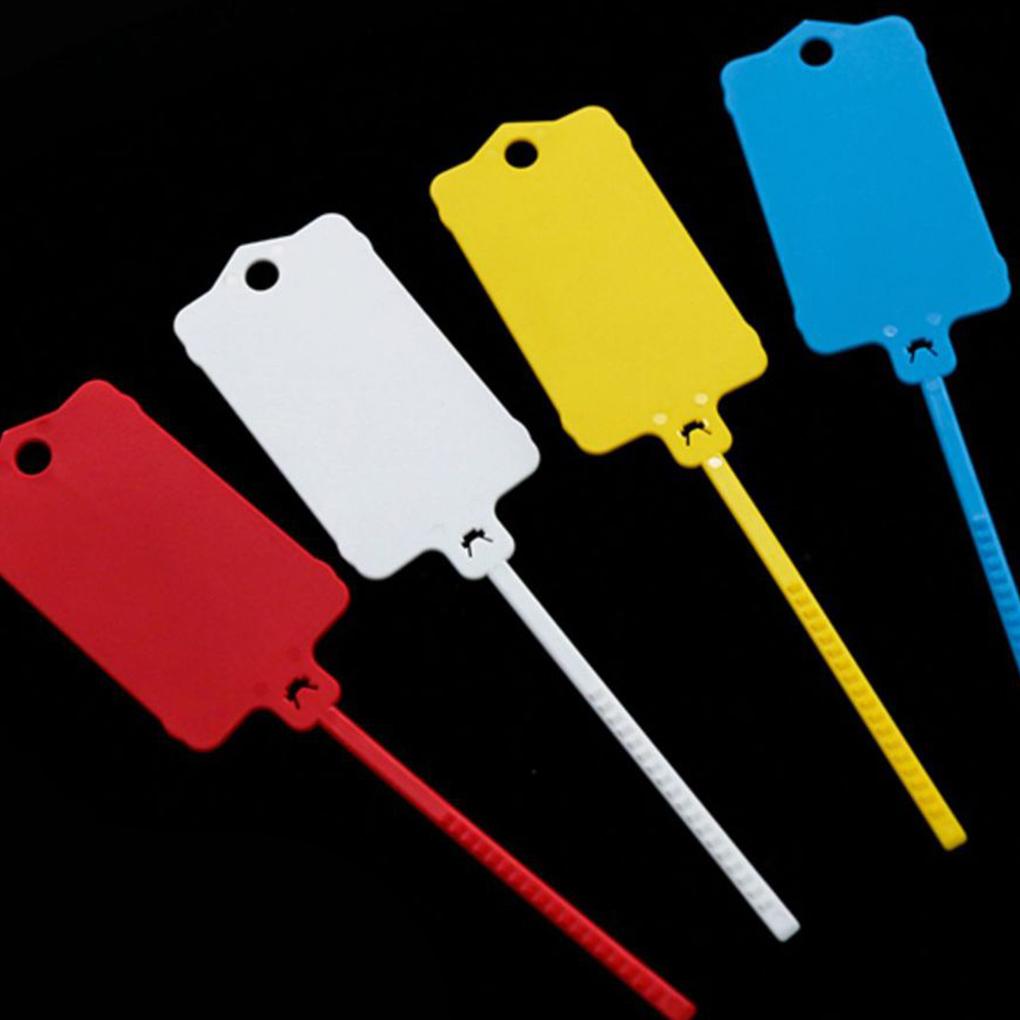 100x Tag Key Tags Durable And Reliable Reusable Plastic Straps For Various Uses Ties Key Tags