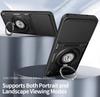 Anti-slip Armor Shockproof Case For Tecno Spark 40 Pro KM6 Plus 4G KM7 Camera Lens Protection Rotating Ring Stand Phone Cover