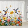 Plain White Cat Fabric Shower Curtain for Girls Cute Kitten Shower Curtain Pet Kitten Bathroom Shower Curtain Sets for Kids Boys