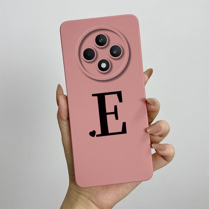 Per Oppo Reno12 F FS 5G 4G Custodia Cover Morbido Silicone TPU Lettere Carine Custodie Protettive Complete Per Reno 12F 12FS Bumper Fundas