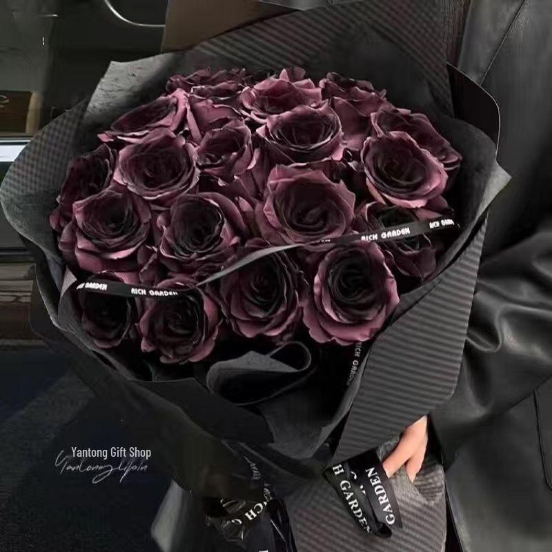 Rauchpflaumen Seifenblumenstrauß: Konserviertes Blumengeschenk für Valentinstag, Qixi oder Geburtstage