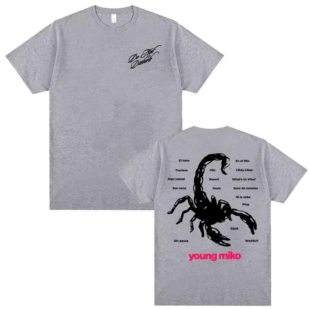 

Singer Young Miko Dont Disturb Printed Tshirt 2026 Summer Male Female Aesthetics Luxury Fashion Pop Art Tshirt Street Wear M