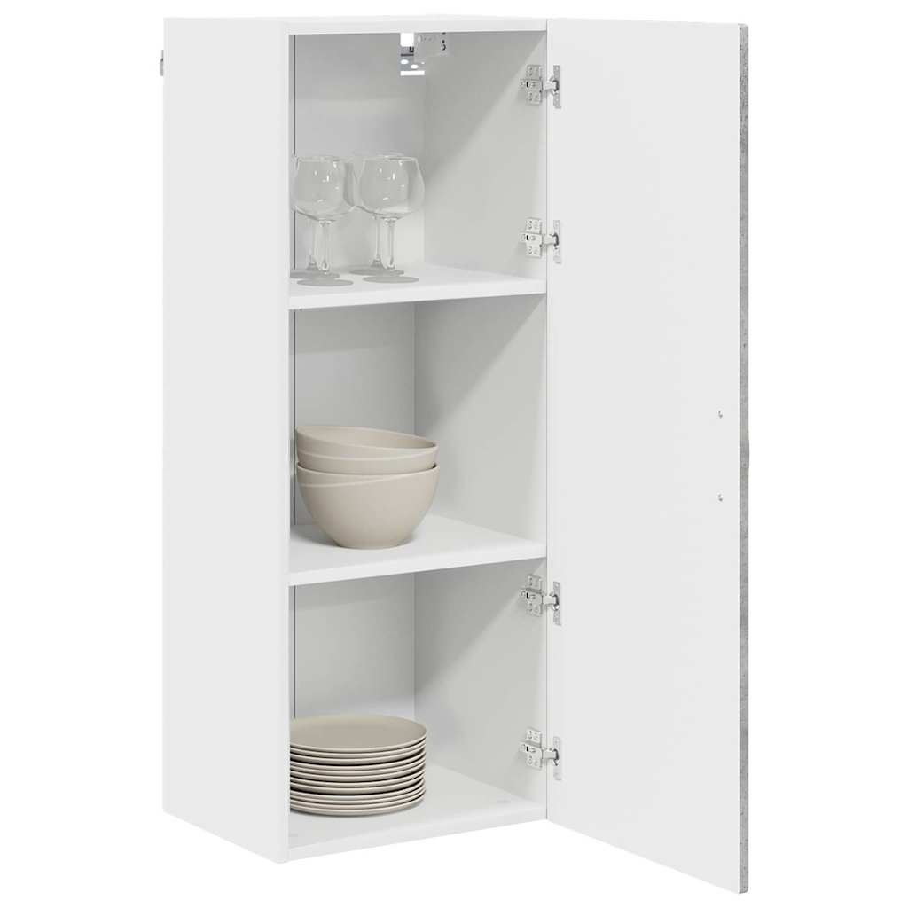 Wall Cabinet PORTO Concrete Grey 40 x 31 x 100 cm Engineered Wood