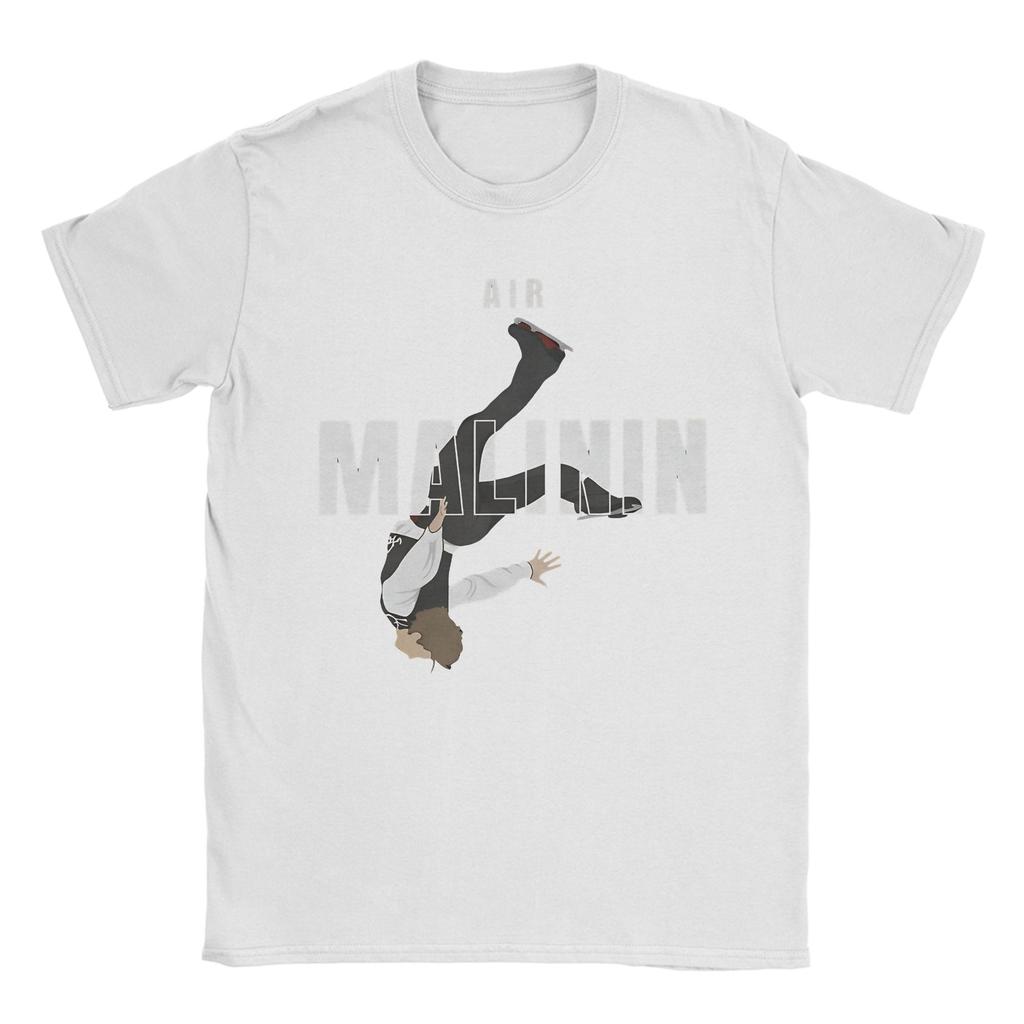 Unisex TShirt Ilia Malinin Ilia Malinin Quad Jump Vintage Pure Cotton Tees Short Sleeve T Shirts Crew Neck Clothes Original
