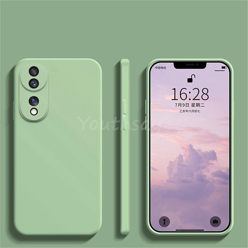 Für Honor 90 Hülle Für Honor 90 70 Lite 50 Pro Hülle Silikon Plain Soft TPU Protector Gummi Telefonabdeckung Honor 90 Hülle