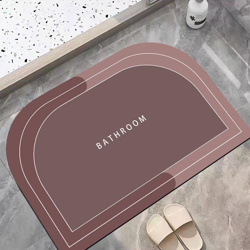 Diatom Mud Non-slip Quick Dry Bathroom Mat