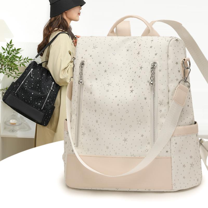 Dual Shoulder Bag, Water-resistant and Casual Women's Bag, Anti-theft, Student Dual Shoulder Bag