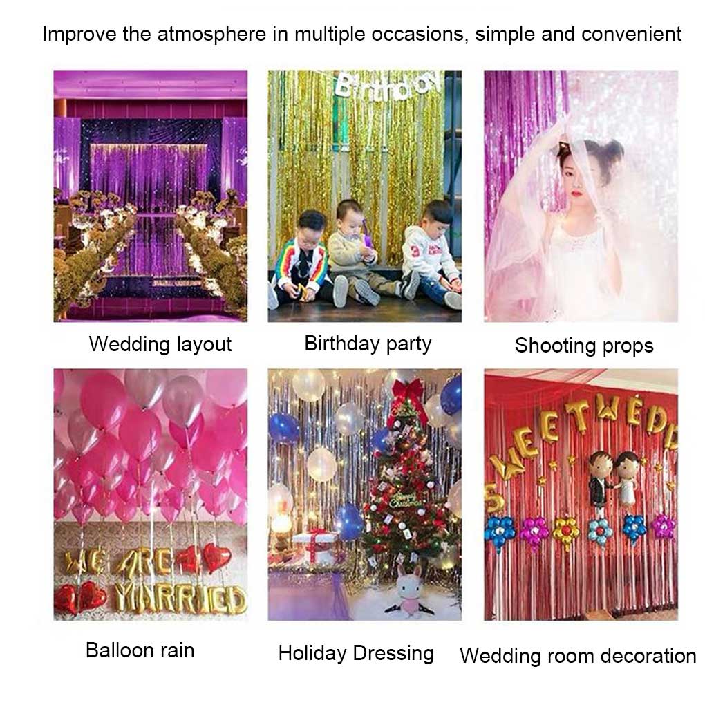 Curtain Sequin Photography Props Party Decorations Decorative Backdrop Curtains Baby Shower Wedding Background Adornment