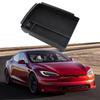 Car Central Armrest Storage Box Organizer Tray Case Accessories for Tesla Model X 2016 -2020 for Tesla Model S 2016 -2020 Black