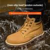 Men's Safety Shoes Steel Toe Men's Boots Anti-smash Anti-puncture Work Boot Working Footwears Slip-Resistant Boots Waterproof