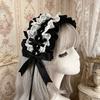 Spicy Girl Lolita Wings Lace Headband Rivet Ruffled Hairband Sweet Cosplay Headdress Cosplay
