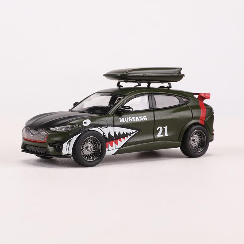 GCD 1:64 Mustang Mach-E GT Alloy Car Diecasts & Toy Vehicles Car Model Miniature Scale Model Car For Children