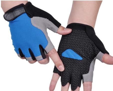 Anti Slip Shock Breathable Half Finger Gloves Men Women Half Finger Gloves Breathable Cycling Gloves Bicycle Gloves Bike Gloves