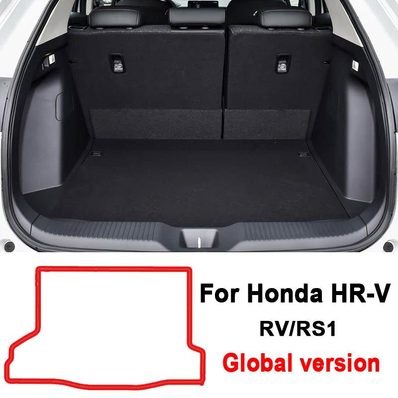 Custom For Honda HR-V RV RS1 2022~2026 Global version Leather Car Trunk Mat Cargo Cushion Liner Boot Rug Carpet Pad Accessories