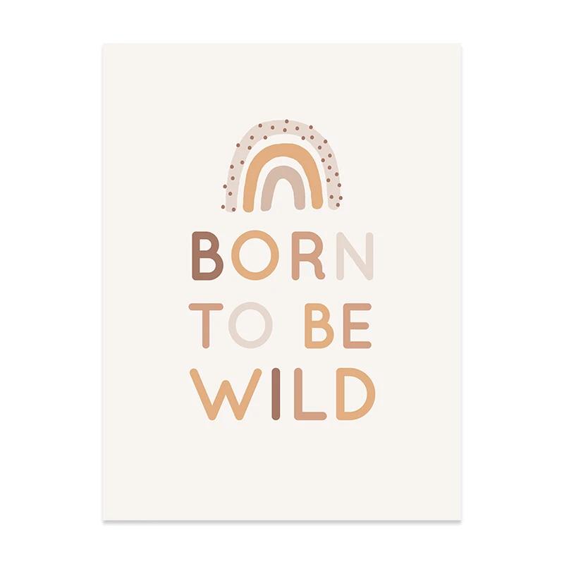 Boho Cartoon Elephant Heart Nursery Wall Art Poster Print Canvas Painting Picture Kids Room Baby Girls Bedroom Home Decor Gift