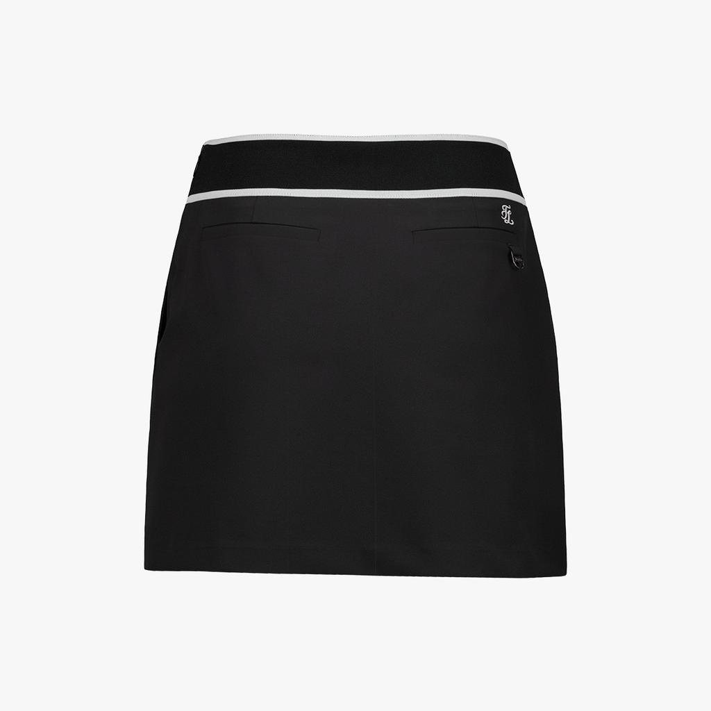 FAIRLIAR GOLF Bag Logo Banding H-Skirt (Black)
