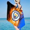 1PC Football Manchester Crest Beach Towel - Soft,  Absorbent Microfiber, Lightweight, Ideal for The Beach, Parties, Travel, Camping fan gifts