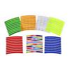 Colorful Reflective Wheel Hub Stickers - Anti-Collision Luminous Decals for Car Tires
