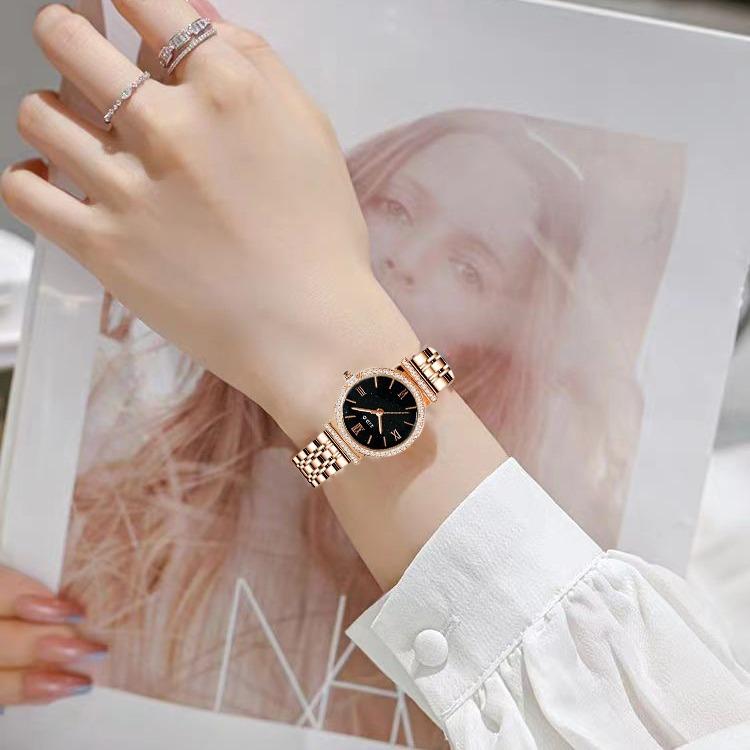 Haute Fashion Simple Versatile Light Luxury High-End Trend Waterproof Ladies Watch 1106