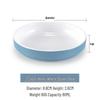 White Melamine Korean Style Round Side Dish Plate