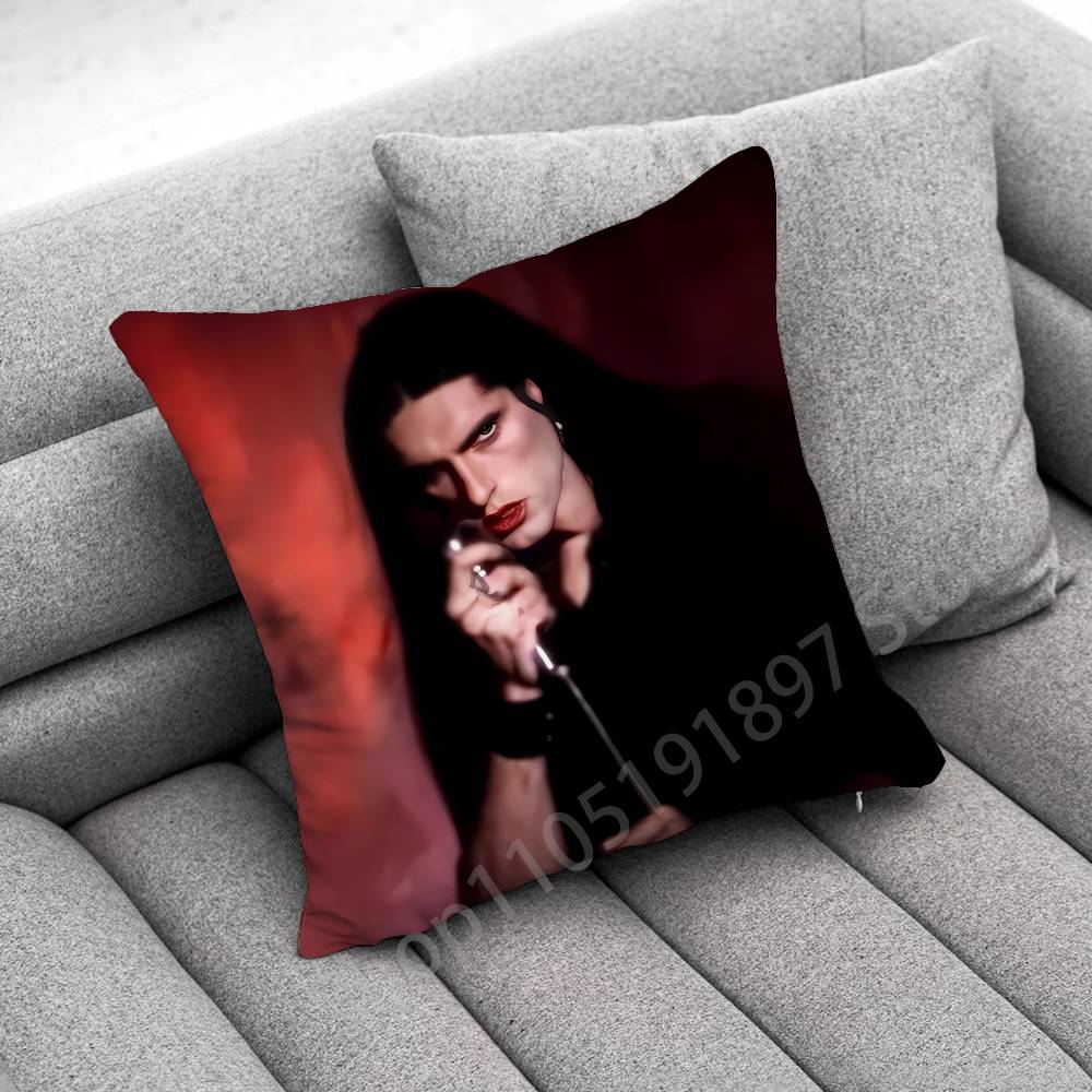 P-Peter Steele T-Type O Negative Bloody Kisses Throw Pillow Case For 45*45Cm 40Cm 55Cm 50Cm 30Cm Square Car Pillowcase Shell