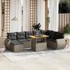 VidaXL Garden Lounge Set with Cushions 9 Pcs, Patio Sofas, Patio Furniture Set, Outdoor Furniture, Grey 3275853