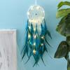 15 Styles Wall Dream Catcher Led Handmade Feather Braided Wind Chimes For Room Decoration Hanging Home Christmas Decor Poster