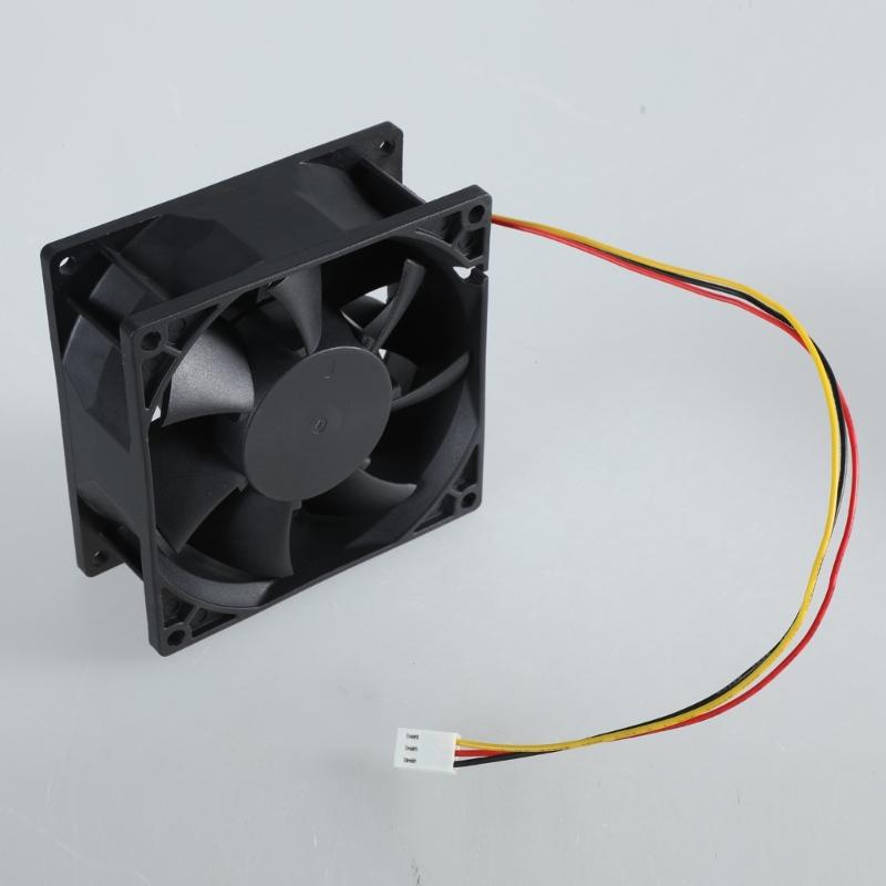 24V Cooling Fan 9x9cm FFB0924EHE 4800RPM With Temperature Monitoring Alarm Function for Computer/Server Radiator