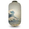 Japanese Style Ukiyo-e Traditional Sea Wave Printed Lantern Hanging Cloth Lantern Izakaya Restaurant Cuisine Wedding Party Decor