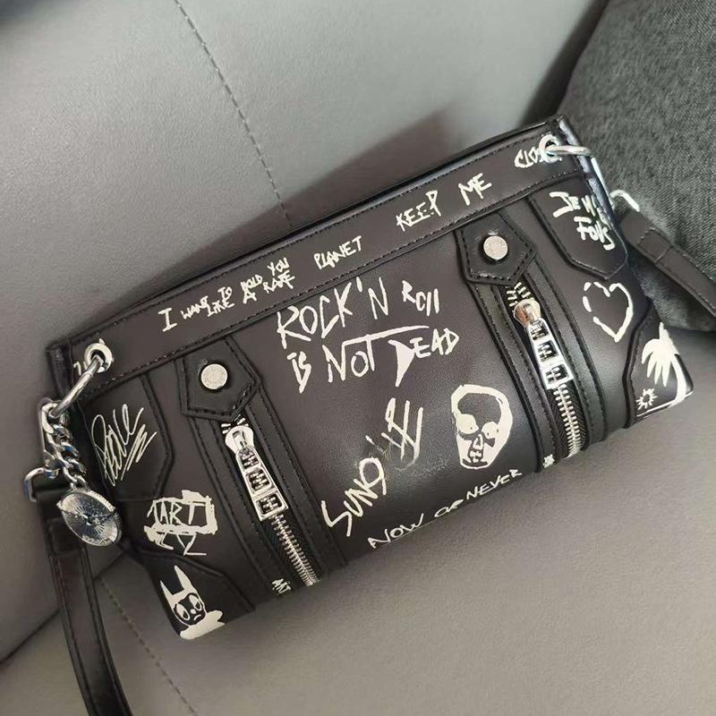 Francouzská Crossbody taška přes rameno Všestranná dámská polštářová taška Boston Velká kapacita Taška s hroty z vrbového proutí