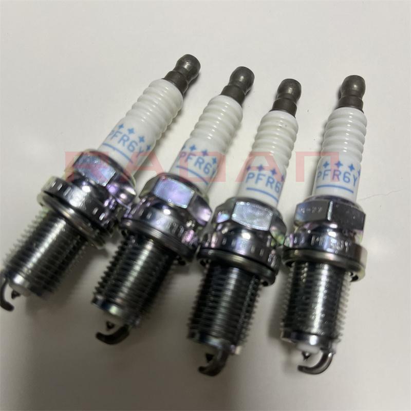 PFR6Y High Quality Spark Plug For Roewe 350 550 750 I5 W5 MG3 MG5 MG6 MG7 MG GT ZS MGTF 10099079