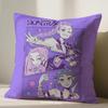 Kpop Demon Hunters Sofa Cushion Cover Anime 45X45cm Pillowcase Bedroom