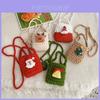 Adorable Kids Knitted Plush Reindeer Crossbody Bag Perfect Christmas Gift For Girls