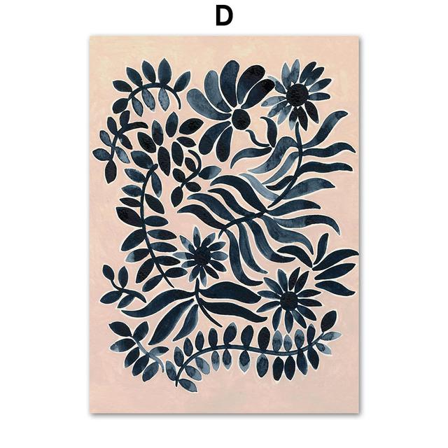 Tulip Violets Vase Woman Coat Flower Light Green Abstract Poster Aesthetics Prints Wall Art Painting On Canvas Living Room Decor No Frame
