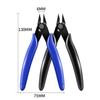 Industrial 170° Angled Flush Cutters: Mini Electronic Craft & DIY Pliers