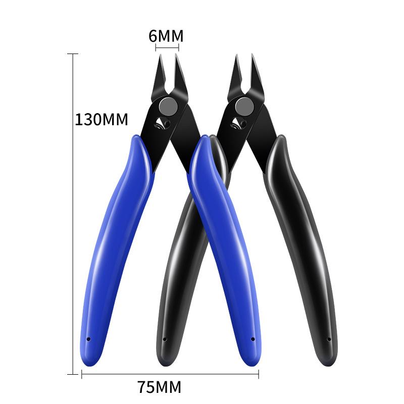 Industrial 170° Angled Flush Cutters: Mini Electronic Craft & DIY Pliers