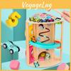 Toy Wooden Toddler Creative Play With Rotating Slide Car For Growth Cognitive