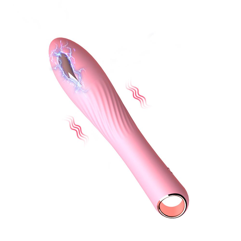 1ppc Electric Shock G-spot Vibrator Mini Female Anal G-spot Clitoral Stimulator Finger Lipstick Vibrator Masturbation Female Sex Toy
