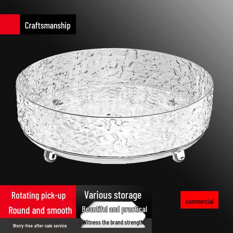 

Прозрачный вращающийся настольный органайзер