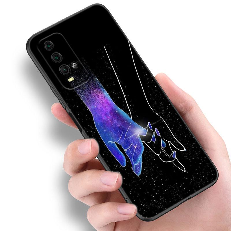 Love On The Finger Kpop Phone Case For Xiaomi Redmi Note 5 6 9T K20 K40 K50 Pro 7A 8A 9A 9C 9i 10A 10C A1 S2 TPU Black Cover