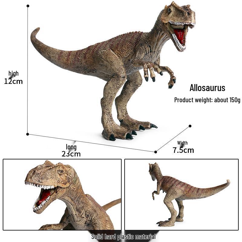 Jurassic Dinosaur Models: Spinosaurus, T. Rex, Triceratops & Stegosaurus