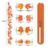 Autumn Festival Maple Leaf Vine Display: Fake Leaves for Halloween & Decorative Scenery