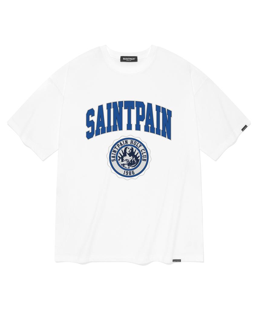 SAINTPAIN Sp Varsity Maria Short Sleeve T-Shirt - White