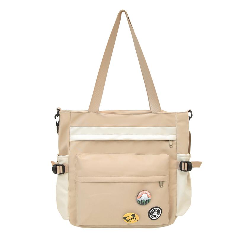 Men's Messenger Bag Large Capacity Student Crossbody Bag Women's Portable Commuter Shoulder Bag