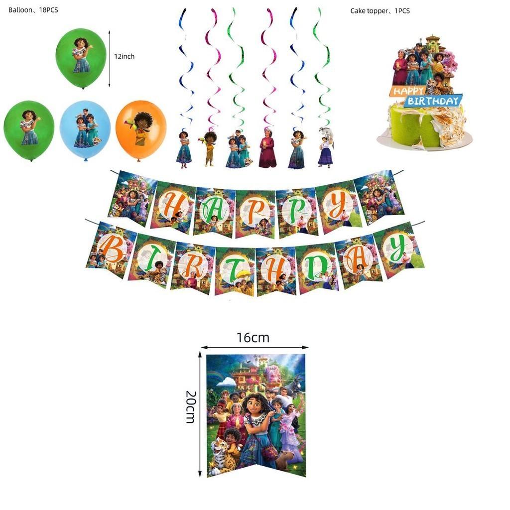 Lebhaftes Encanto Partydekorationsset - Machen Sie den Geburtstag Ihres Kindes unvergesslich!