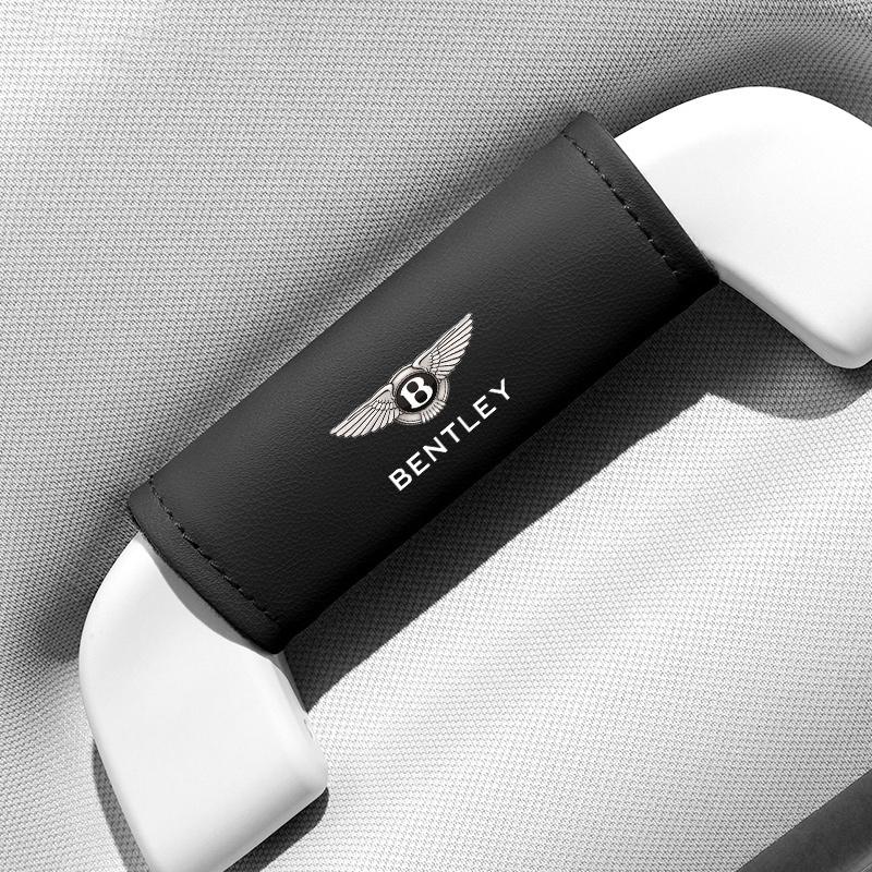 

Suede Car Roof Armrest Pull Cover Handle Gloves Protect Accessories for New Bentley Flying Spur Continental GT Bentayga Mulsanne