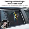 Car Mesh Sunshades For MG EHS HS AS23 MK1 2018~2024 2020 2023 Pilot Window Visor Curtain Shading Shade Magnetic Auto Accessories