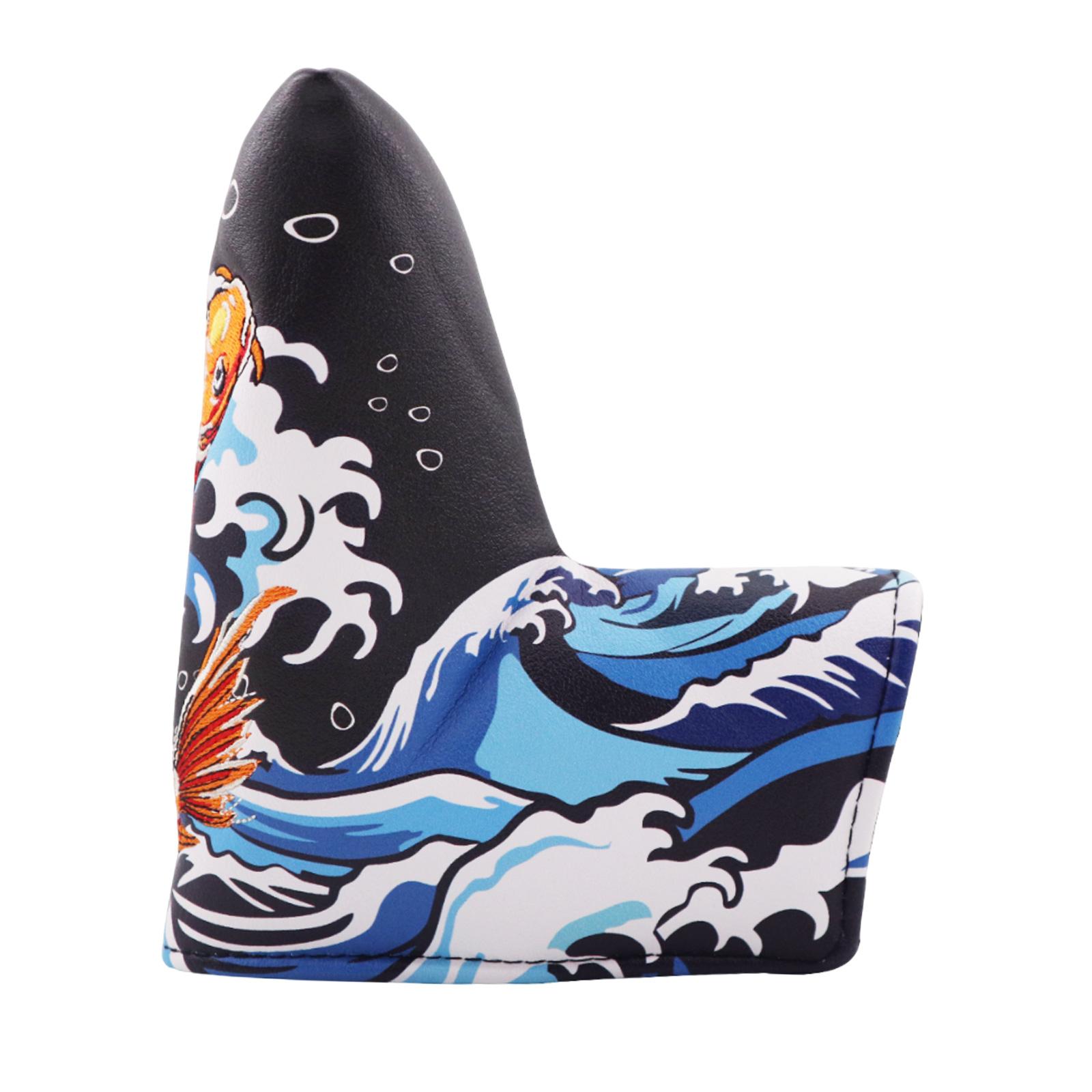 

Golf Putter Head Cover Golf Club Covers Men Women Long Neck Golf Cue Protect Case Golf Training Supplies for Most Putter Club чорний