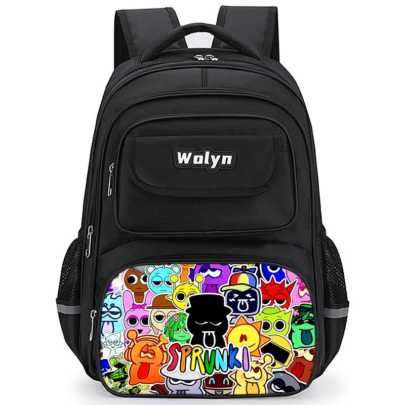 Rhythm Box Sprunki Gioco Zaino Anime Zaino Studente Zaino Scolastico Borsa Multifunzionale